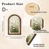 Pintura decorativa de madera de doble capa con diseño floral pintado, superventas transfronteriza, una pieza encantadora para salas de estar y dormitorios, creando una atmósfera cálida y acogedora