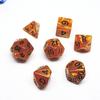 Fornecimento direto de fábrica mármore multi-sided dados conjunto acrílico multi-sided dados 4-sided 6-sided 12-sided set dice