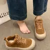 Zapatillas de caña alta populares de estilo nicho con forro polar y suela gruesa para mujer, Nuevas Zapatillas Deportivas Casuales Estilo Coreano Otoño e Invierno 2026
