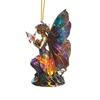 Novo Acrílico Elfo Jardim Fada Anjo Pingente Multicolorido Amazon Transfronteiriço