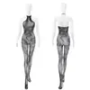 Mono Jacquard Serpiente Deseo de Llama Medias de Red Medias Rasgables Coquetas Ropa de Malla Transparente Tentación Lencería Sexy