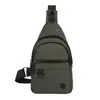 Versátil nova mochila esportiva masculina para atividades ao ar livre, bolsa de ombro e peito à prova d'água de grande capacidade, bolsa transversal casual estilosa