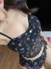 Novo maiô floral Super Fairy 2025 feminino, estilo coreano, com cobertura de barriga, emagrecedor, triangular, com fenda no peito pequeno, roupa de banho de primavera quente