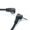 Cable de Datos Trenzado Negro con Conector en L Mini 8P a DC2.5 TRRS Personalizable