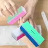 Bloco de polimento de quatro lados para arte em unhas, bloco de polimento de lixa de unha, suprimentos de beleza, bloco de tofu, lixa de unha fosca, atacado