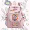 Mercancía de Anime de Zootopia: Mochila Escolar Primaria Judy y Nick Zorro, Unisex, Casual, Gran Capacidad, Bolso de Doble Hombro