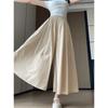 Pantalones falda estilo Yamamoto para mujer 2024 Primavera y Verano Nuevo estilo Academia Caído Cintura alta Adelgazante Media longitud Casual Falda larga Pantalones de pierna ancha