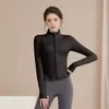 2024 nuevo otoño e invierno ropa de yoga abrigo de manga larga Pilates fitness abrigo ajustado liquidación al por mayor