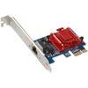 Placa de Rede Gigabit PCIE 1x Sem Disco BCM5721 & 5751 Chip Suporte ROS,ESXi Computador Desktop