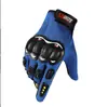 Guantes de Motocicleta con Carcasa Protectora para Proteger las Articulaciones, Deportivos para Exteriores Transpirables Antideslizantes de Dedo Largo Pantalla Táctil Guantes de Conducción