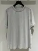 BC Pedido Camiseta de Manga Corta con Hombro Normal Estilo Americano para Mujer Verano Nuevo Estilo Minimalista Versátil Adelgazante Casual Capa Base