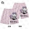 Pantalones Casuales de Dibujos Animados Lindos Kt Hello Kitty de Venta Caliente Transfronteriza Estampado 3D Versátiles Modernos Ajustados Cinco Cuartos