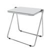 Mesa Plegable de Acrílico Transparente Escritorio Portátil para Oficina Estudio Mesa y Silla Combinación Nórdica Dormitorio Hogar Celebridad de Internet