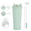 Nueva Taza Termo Portátil de 830ml con Revestimiento Cerámico, Telescópica, con Rebote, Perlas Succionables y Asa