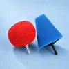Buje de rueda automotriz transfronterizo, manija de puerta, etc.. esquina, forma de cono, bola de esponja de pulido esférica 5 piezas juego de ruedas de esponja