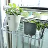 Estante Secador de Ropa para Repisa de Ventana de Hierro Forjado Sin Taladro Diseño Creativo Sin Instalación Plegable Balcón Almacenamiento Simple Estante Secador