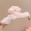Grampo de Cabelo de Renda Super Fada para a Parte de Trás da Cabeça, Grampo de Tubarão Novo Estilo 2025, Acessório de Cabelo Plissado Delicado, Grampo de Cabelo de Alta Qualidade para Mulheres