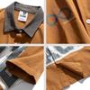 Camisa Jacket de Manga Corta Holgada Estilo Hip Hop Estampado Tendencia de Verano Estilo Hong Kong Estilo Japonés Retro Oso Ropa Camisa de Manga Media Estilo Neutro