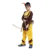Disfraz de Cosplay de Mascarada Disfraz Indio para Niños Disfraz Aborigen Disfraz de Salvaje