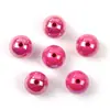 Contas Acrílicas Coloridas Sólidas com Revestimento UV de 16mm Acessórios para Joias DIY Feitos à Mão Materiais DIY Contas Soltas Venda por Atacado