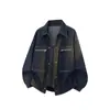 Nueva Chaqueta de Mezclilla para Hombre 2026 Primavera/Otoño, Diseño Holgado con Sentido, Adelgazante para Otoño