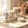 Cinta de encaje hueco con borde floral de 3 cm, 25 yardas, material para empaque de regalos y ramos, estilo coreano, accesorios DIY, cinta para hornear pasteles
