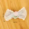 Clip para el pelo de niños nuevo de primavera rosa dulce con encaje, perlas, lazo de amor, accesorios DIY, accesorios, decoración