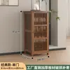 Armário de Sapatos para Entrada Novo Estilo Chinês Uso Doméstico Entrada Bambu Nan Multifuncional Porta Única Mini Pequeno Porta-Sapatos de Bambu