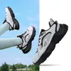 Zapatos Casuales Cómodos de Suela Suave 361 Primavera Nuevos para Mujer, Zapatos Tipo Dad de Malla Transpirable, Tenis Blancos Simples, Zapatos Deportivos