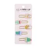 Clips para Papel, Clips de Marcador de Páginas Coloridos, Clips de Marcador de Páginas para Estudio y Oficina, Clips de Papel Metálicos, Clips de Papel de Trébol de Cuatro Hojas