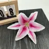 Entrega Directa de Fábrica de Flores Artificiales, Flores Falsas Premium Transfronterizas, Flores de Lirio Fragantes para Boda, Hotel, Decoración de Jardín