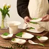 Cuenco de Melamina para Condimentos, Cuenco Pequeño, Plato para Dips, Plato Japonés Dividido para Platos Fríos, Plato para Acompañamientos de Sushi, Plato Comercial para Mostaza y Salsa de Soja