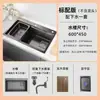 Fregadero de cocina de acero inoxidable de una sola cubeta grande, lavabo para verduras, lavabo doméstico, lavabo engrosado, drenaje lateral, lavabo Taichung 68