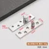 Bisagra de pivote de acero inoxidable, bisagras superior e inferior para puerta de madera, bisagra de eje central para puerta giratoria, bisagra recta de pico de pollo