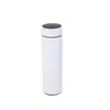 Taza Aislada Recta de Acero Inoxidable de Doble Capa con Pantalla de Temperatura Transfronteriza, Taza de Agua de Acero Inoxidable 304, Conveniente para Exteriores, Taza de Regalo Sencilla