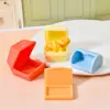 Caixa de Comida Artificial Colorida em Miniatura DIY Decoração Feita à Mão Casa de Bonecas Gajia Acessórios de Caixa de Embalagem Artificial