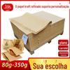 Os fabricantes podem personalizar papel kraft refinado 80-350g ecologicamente correto papel kraft reciclado de vaca refinado papel de embrulho de cópia de envelope
