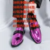 Sapatos Casuais de Couro Masculinos Tamanho Grande Transfronteiriços Mocassins Envernizados Tendência Masculina Slip-On Sapatos de Couro para Negócios Sapatos para Jovens para Boate