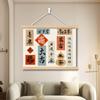 Atrae Riqueza y Tesoro, el Dios de la Riqueza Prefiere los Murales, Paz y Alegría, Pinturas Decorativas de Bendición Abstracta, Pinturas Colgantes Creativas, Pinturas para Colgar en el Estudio