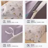 Juego de Cuatro Piezas de Algodón 100% Puro Clase A Espesado Cepillado Otoño e Invierno Juego de Cama Venta al por Mayor desde Fabricante Transfronterizo
