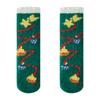 Procesamiento calcetines personalizados calcetines de mujer calcetines navideños forro polar coral alce procesamiento de muestras gruesos cálidos