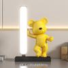 Luminária de Urso Criativa Suporte de Caneta Enfeites Decorações para Gabinete de TV de Escritório Armário de Vinho Estudo Quarto Cerimônia de Acompanhamento