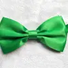 Traje de Vestir de Negocios para Hombre 2018 Poliéster Seda Moño Traje de Boda Corbata de Moño Multicolor Color Sólido