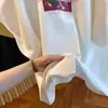 Camiseta Blanca de Manga Corta 100% Algodón para Mujer Verano 2026 Nuevo Estilo Caliente Europeo Talla Grande Top Holgado Aspecto Adelgazante Camiseta Ins