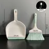 Cepillo Limpiador de Ranuras de Ventana, Set de Limpieza para Escritorio, Mini Escoba y Recogedor, Pala para Basura Doméstica, Herramientas de Limpieza para Escritorio