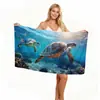 Toalla de Playa Personalizada con Patrón Impreso Digitalmente Microfibra Absorbente Toalla Deportiva Regalo Toalla Personalizada