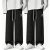 Pantalones Casuales de Seda de Hielo para Hombre, Corte Holgado, Novedad Verano 2026, Pantalones Rectos de Secado Rápido, Pantalones Largos Deportivos Versátiles de Moda