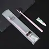 Escova de Dentes Descartável e Pasta de Dente Conjunto de Higiene Pessoal para Hospitalidade, Produtos Odontológicos Exclusivos para Hotéis Estrela e Pousadas Atacado