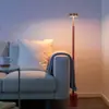 Lámpara de Pie LED Nórdica Moderna Simple para Sala de Estar y Dormitorio, Lámpara de Mesita de Noche Minimalista, Luz de Piso Creativa de Moda para Protección Ocular