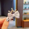 Presilha de Cabelo Pequena Dourada com Garra em Formato de Borboleta para Crianças, Tiara, Acessório de Cabelo Estilo Princesa, Strass, Prendedor Superior Fofo, Adorno de Cabeça
